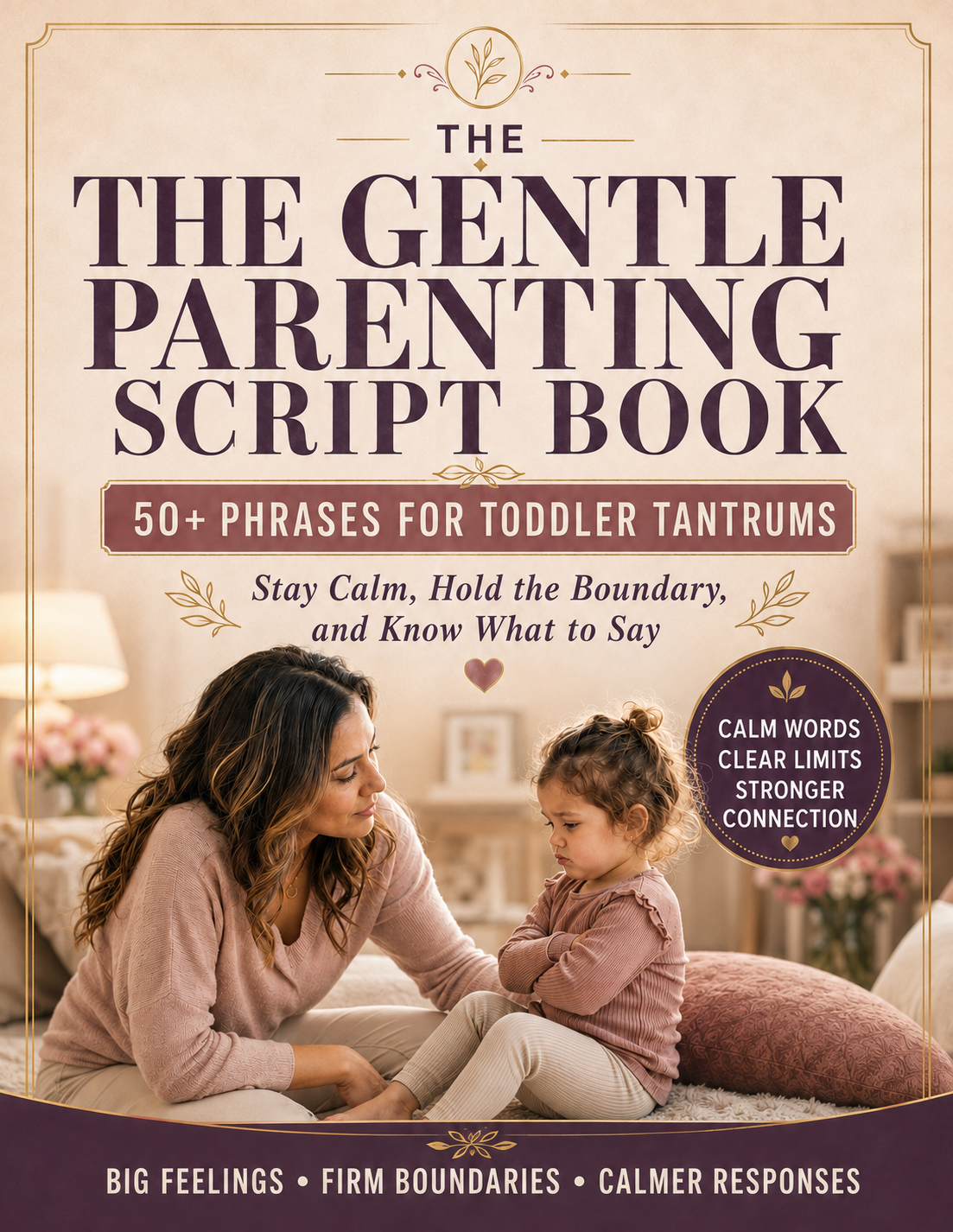 The Gentle Parenting Script Book: 50+ Phrases for Toddler Tantrums