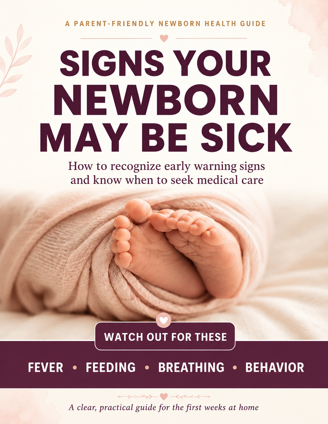 Signs Your Newborn May Be Sick