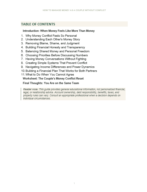 How To Manage Money As A Couple (Without Conflict)